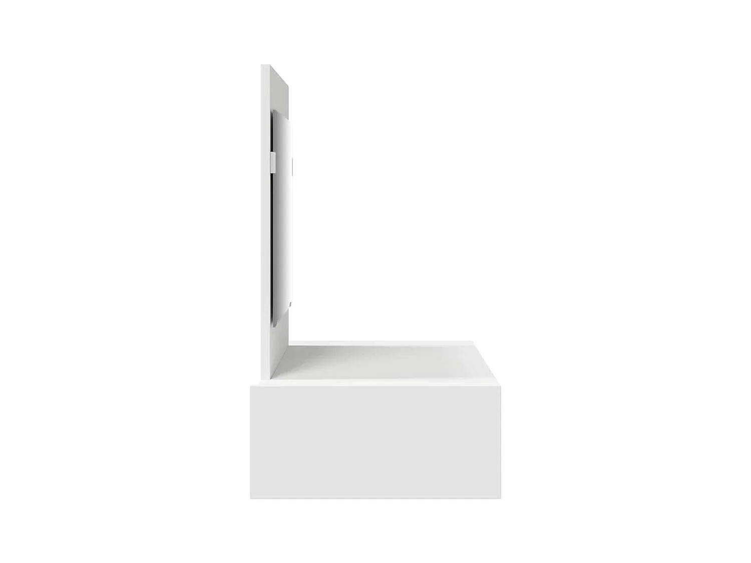 Table de Toilette Blanc 83 x 40 x 70 cm Bois d'ingénierie