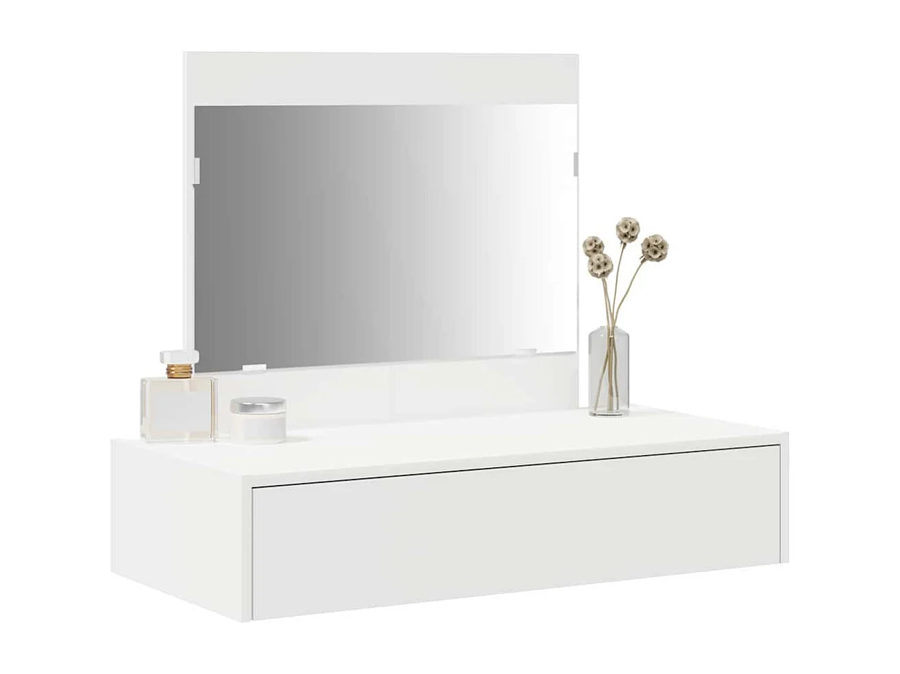 Table de Toilette Blanc 83 x 40 x 70 cm Bois d'ingénierie