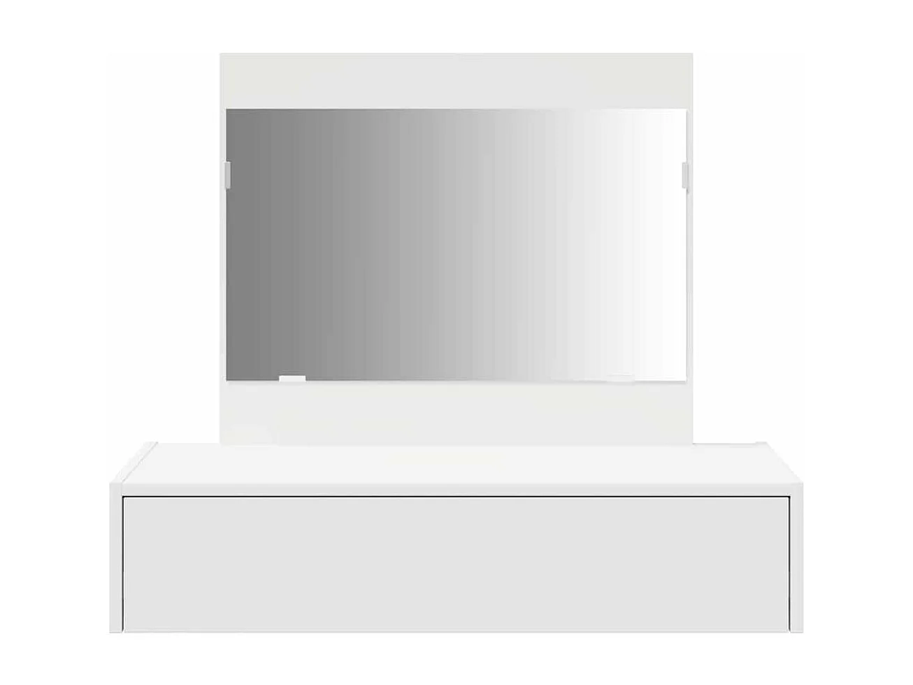 Table de Toilette Blanc 83 x 40 x 70 cm Bois d'ingénierie