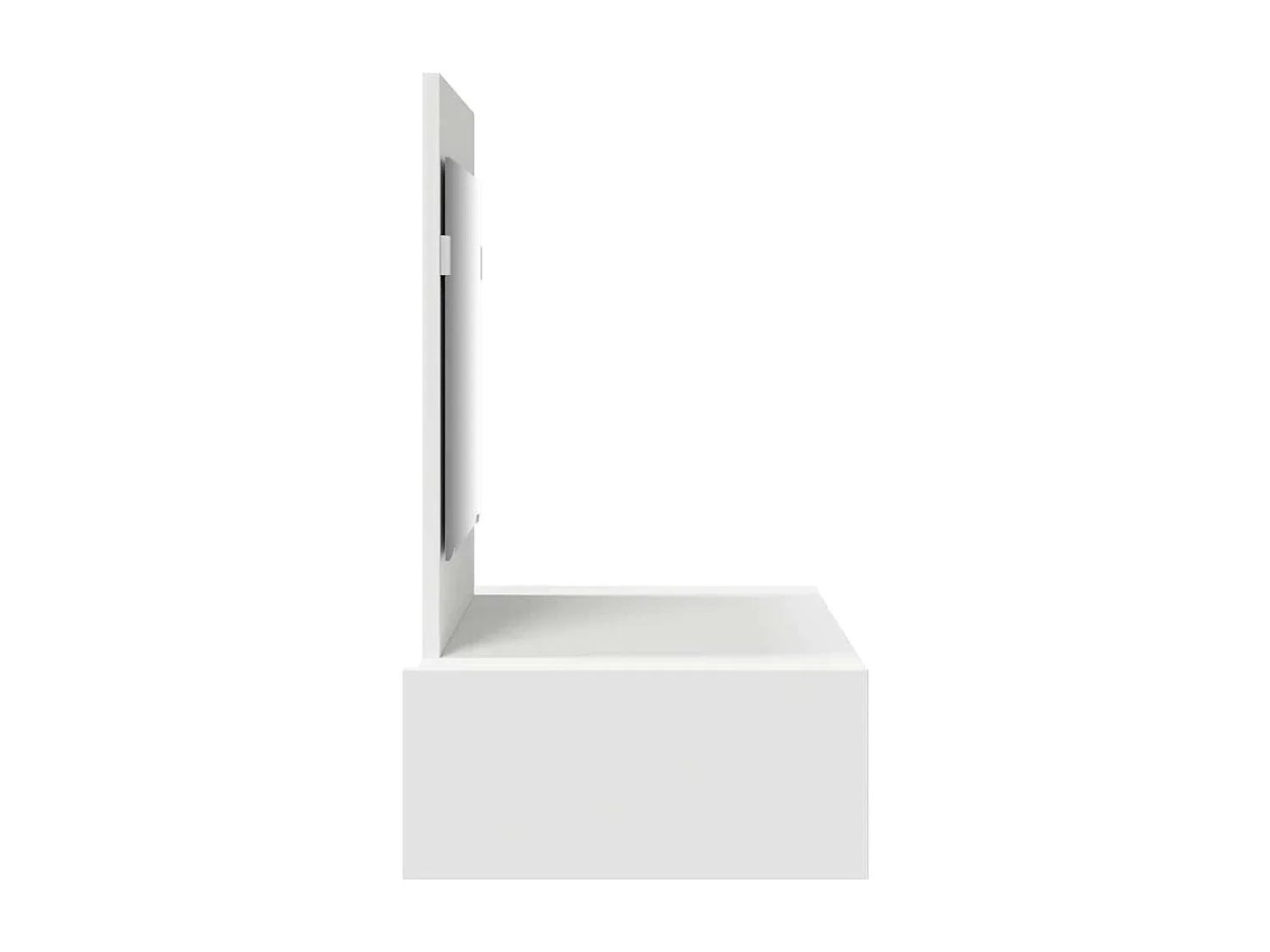 Table de Toilette Blanc 83 x 40 x 70 cm Bois d'ingénierie