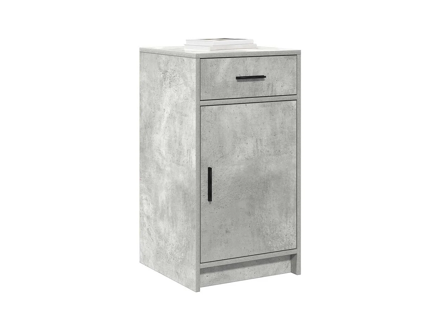 Tocador de 2 piezas, gris, 50 x 41 x 135 cm, madera de ingeniería