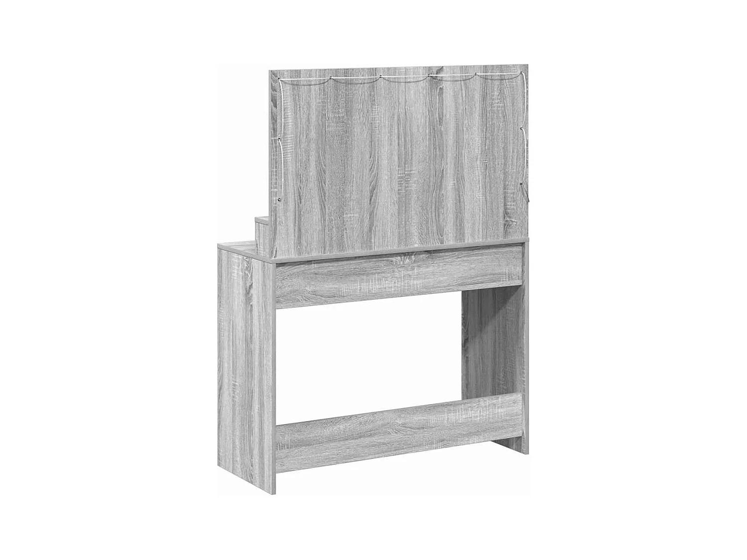 Coiffeuse Sonoma gris 100 x 41 x 135 cm Bois d'ingénierie