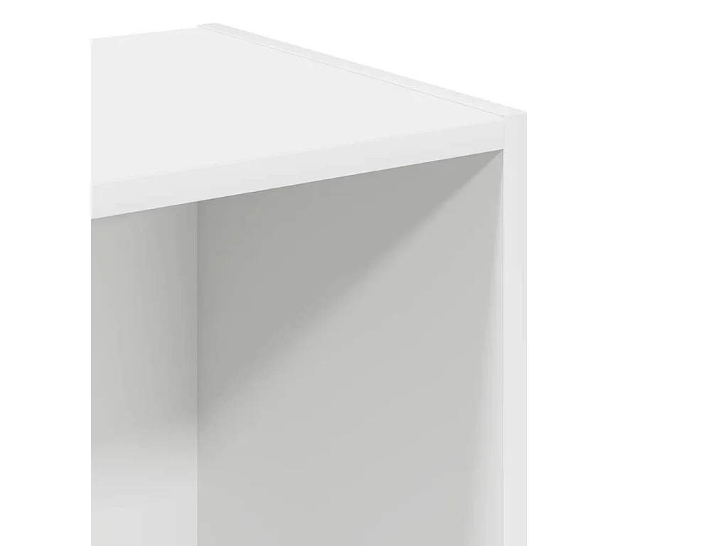 Libreria bianca 40x30x152 cm in legno ingegnerizzato