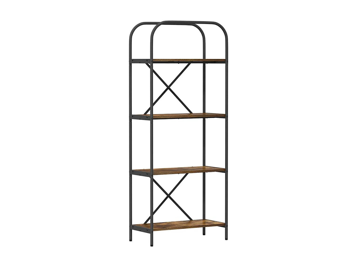 Étagère Chêne fumé 60 x 30 x 146 cm Bois d'ingénierie