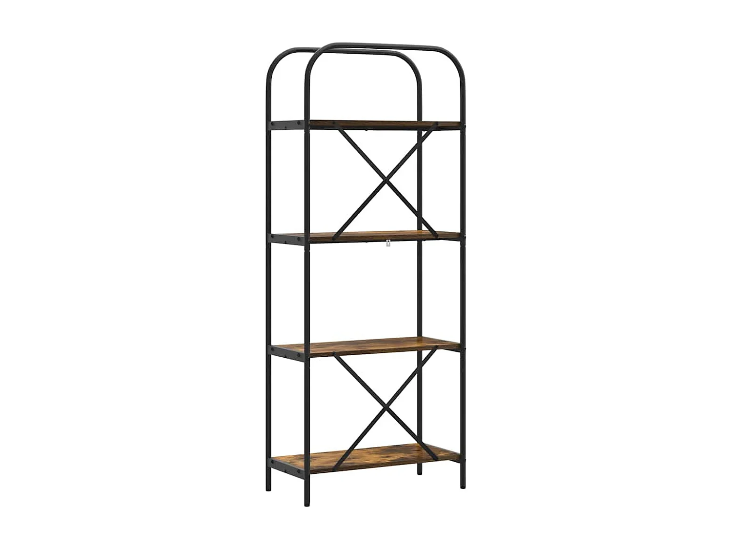 Étagère Chêne fumé 60 x 30 x 146 cm Bois d'ingénierie