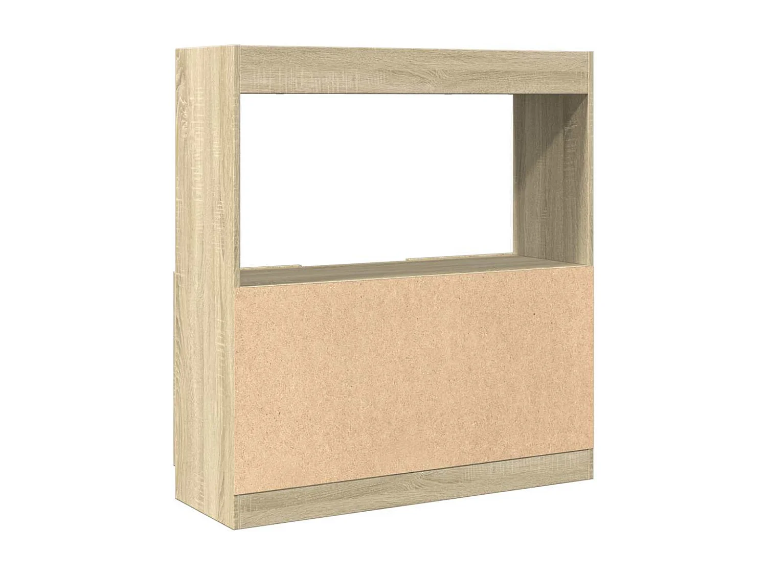 Hoog dressoir Sonoma eiken 92x33x100 cm bewerkt hout