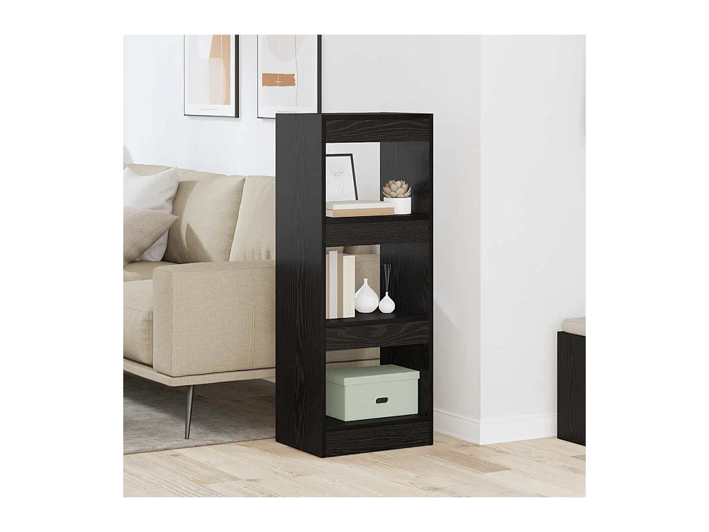 Bibliothèque Chêne noir 40 x 30 x 103 cm Bois d'ingénierie