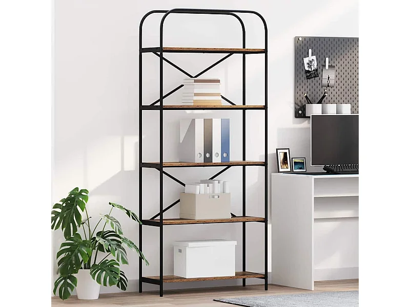 Étagère Bois ancien 80 x 30 x 183 cm Bois d'ingénierie