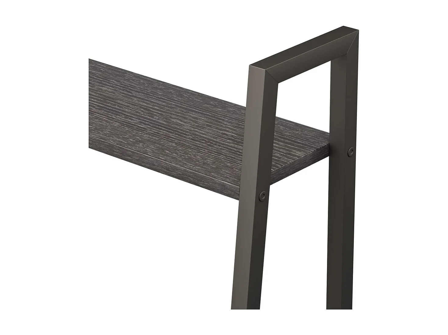 Étagère sur pied 4 niveaux Noir 56x35x140 cm