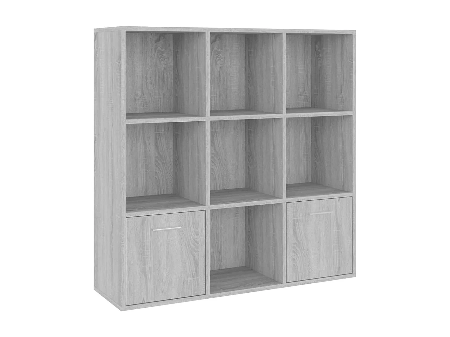 Libreria Sonoma grigia 98x30x98 cm