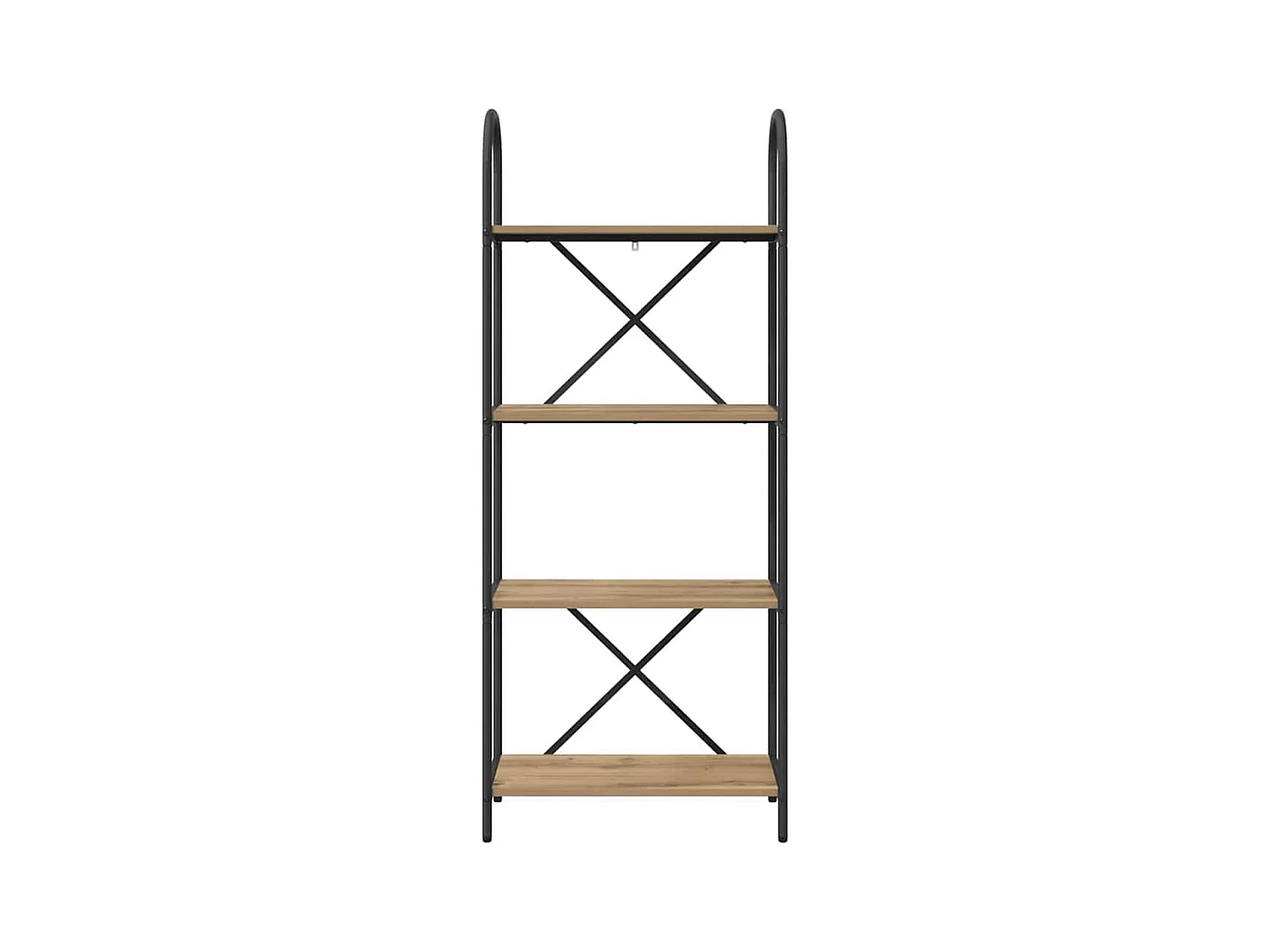 Handgefertigtes Eichenregal 60 x 30 x 146 cm Holzwerkstoff