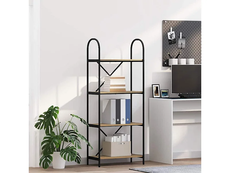 Étagère chêne artisanal 60 x 30 x 146 cm Bois d'ingénierie