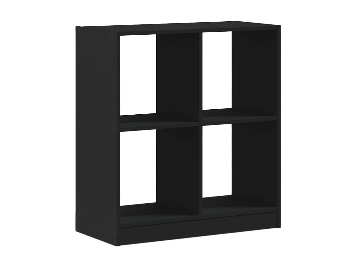 Libreria nera 68,5x32x75 cm in legno ingegnerizzato