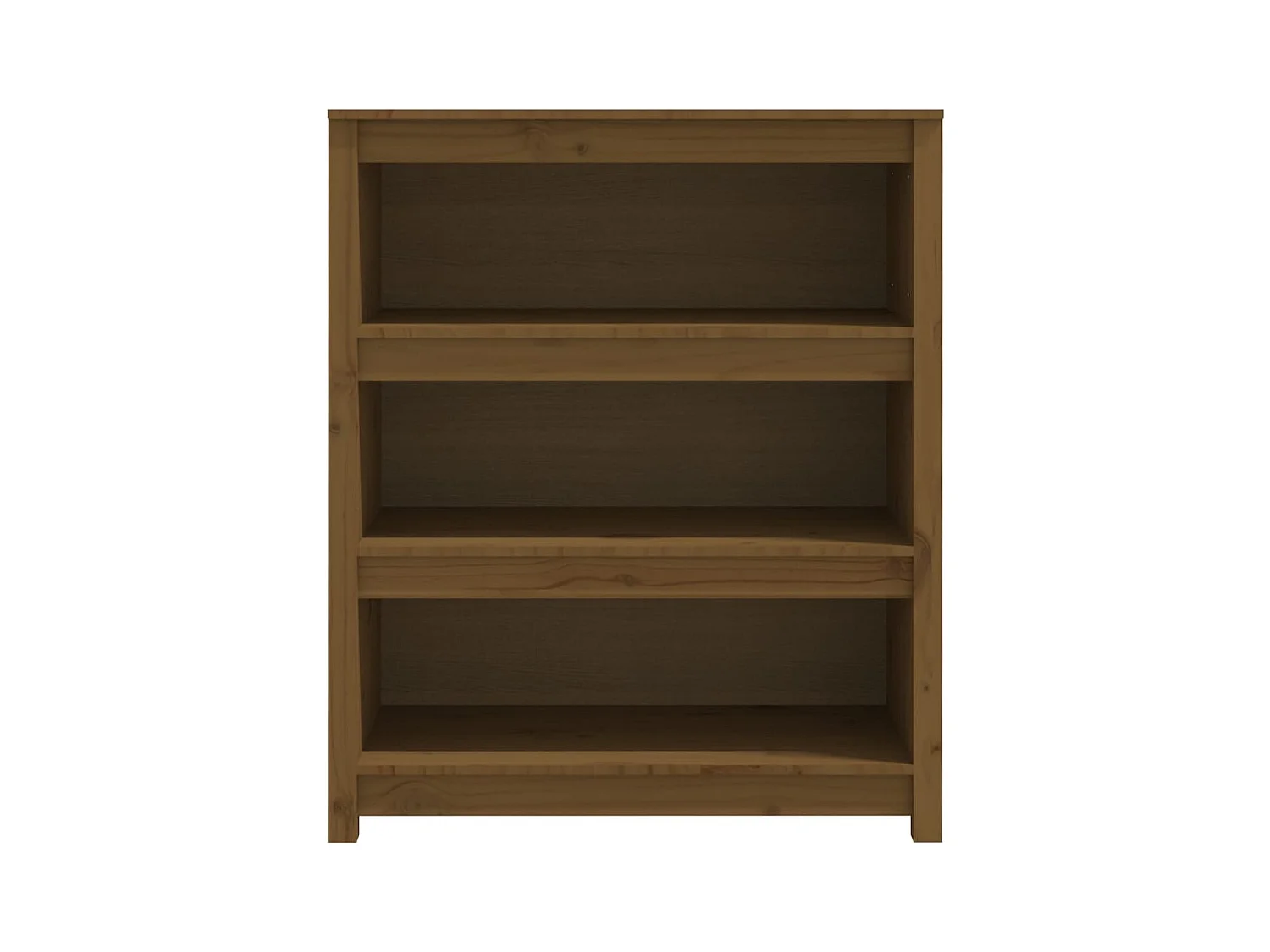 Bibliothèque Marron miel 80x35x97 cm Bois de pin massif