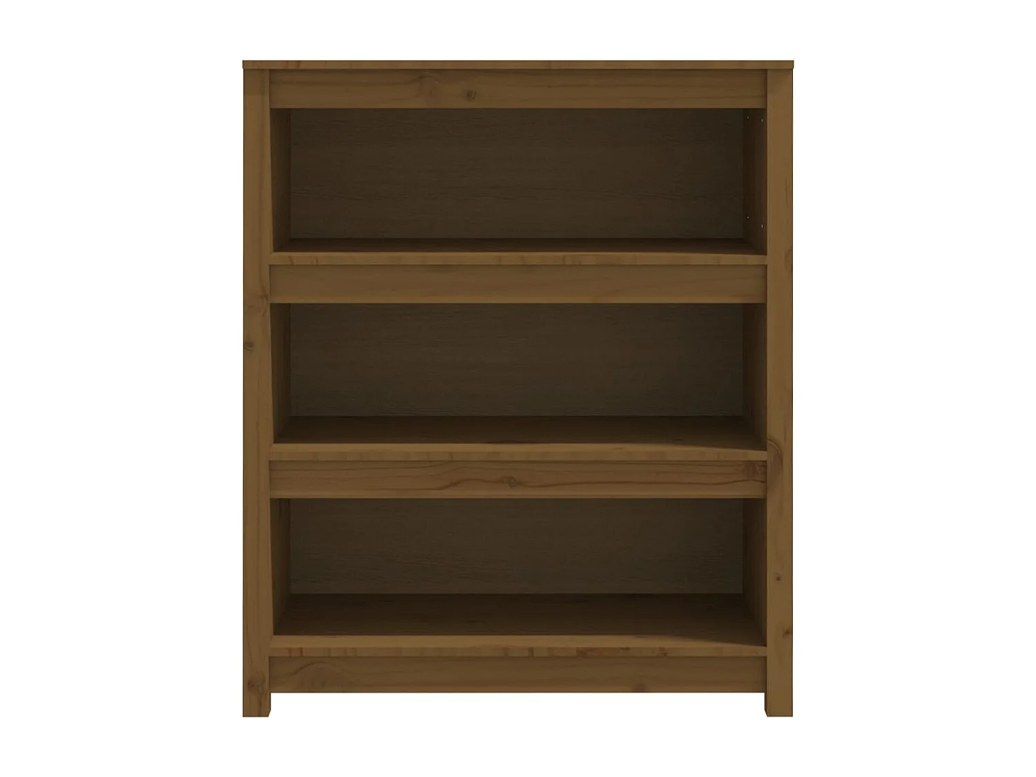 Bibliothèque Marron miel 80x35x97 cm Bois de pin massif