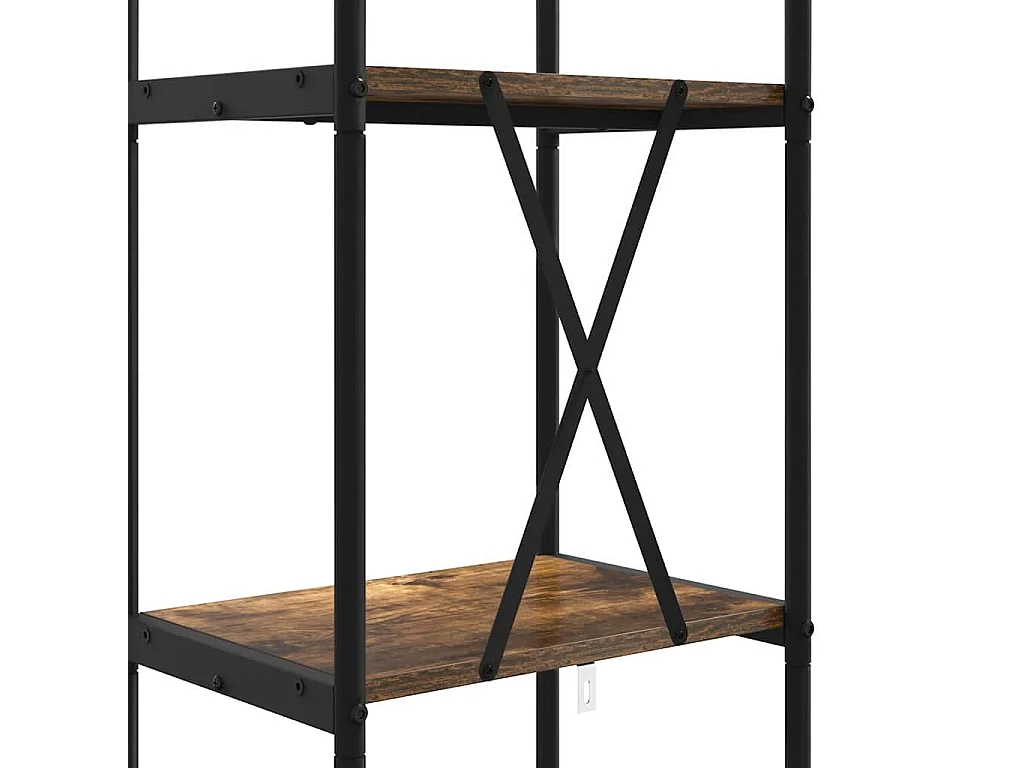 Étagère Chêne fumé 40 x 30 x 146 cm Bois d'ingénierie