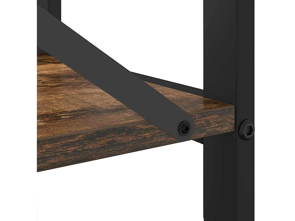 Librería de roble ahumado 80 x 30 x 48,5 cm Madera de ingeniería