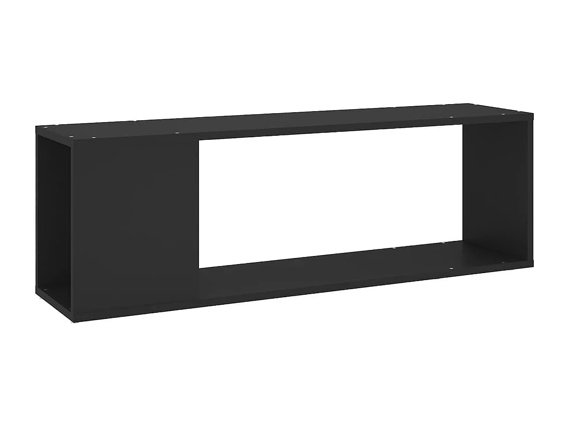 Zwarte tv-kast 100x24x32 cm Technisch hout