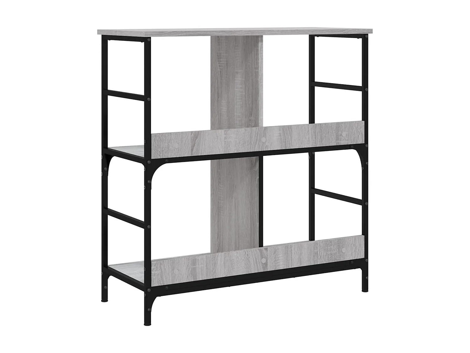 Bibliothèque sonoma gris 78,5x33x82 cm bois d'ingénierie