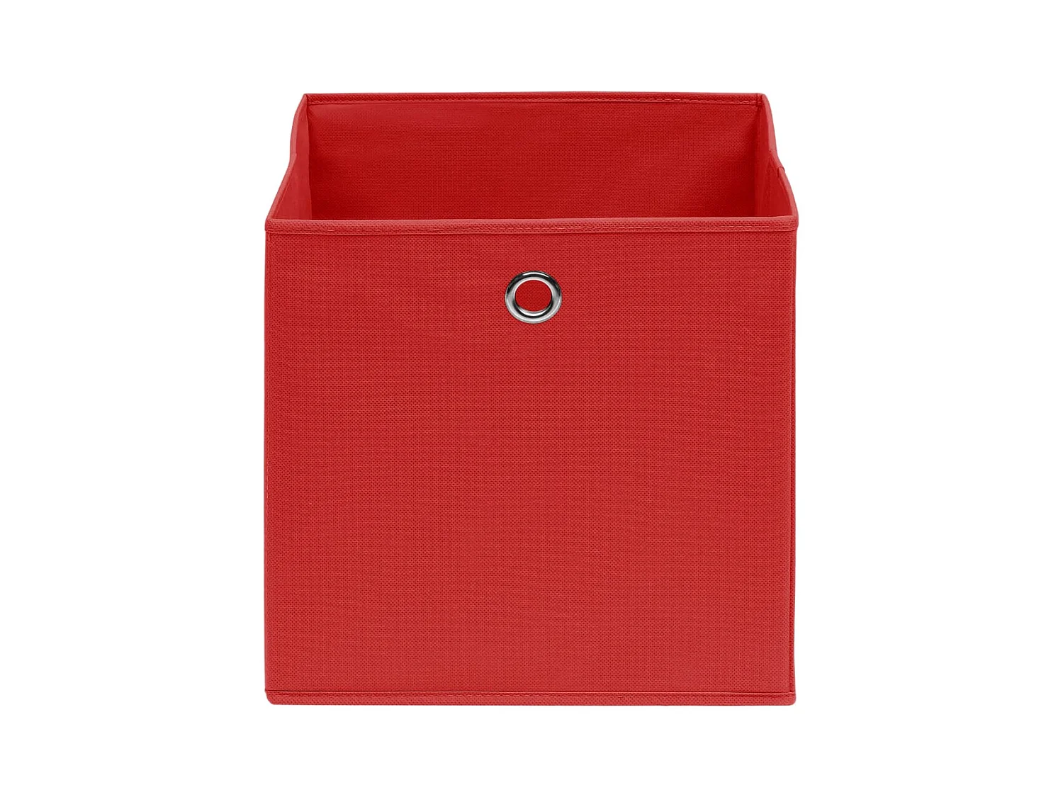 Boîtes de rangement 10 pcs Tissu intissé 28x28x28 cm Rouge