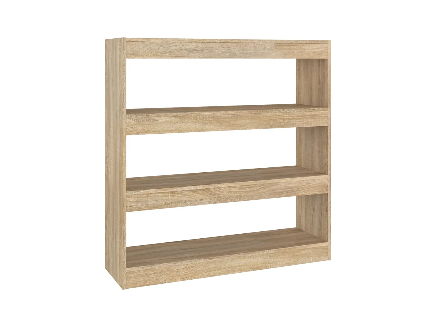 Bibliothèque/Séparateur de pièce chêne sonoma 100x30x103 cm