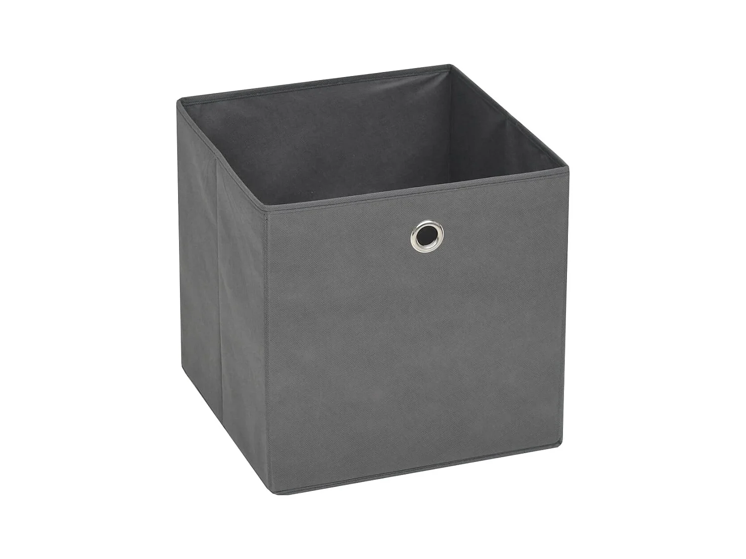 Boîte de rangement 4 pcs Tissu non-tissé 32x32x32 cm Gris