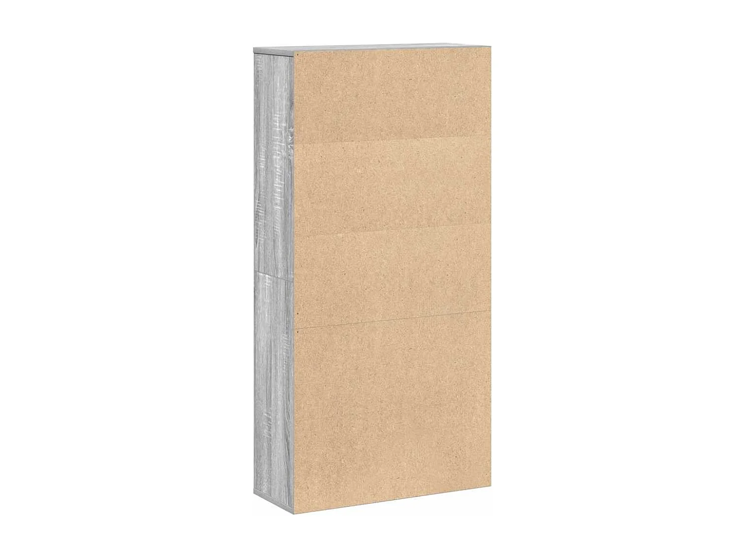 Bibliothèque sonoma gris 60x24x120 cm bois d'ingénierie