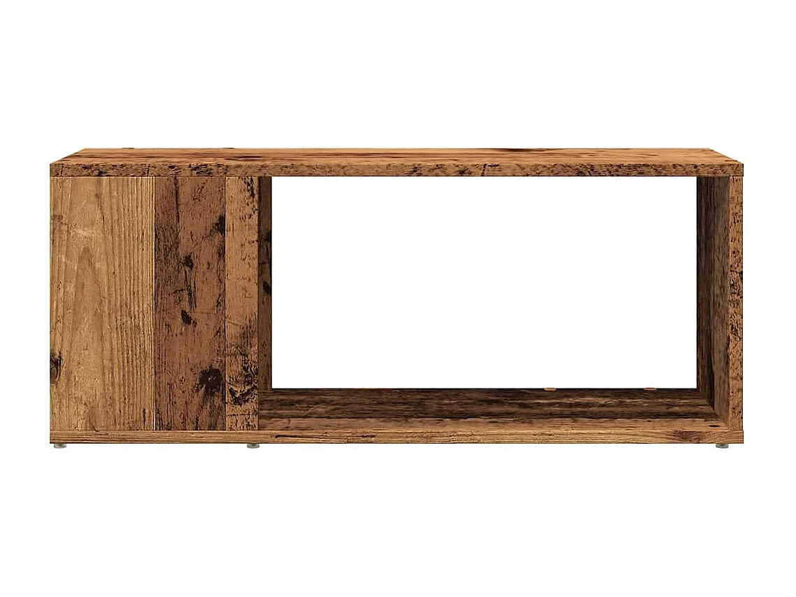 Meuble TV vieux bois 80x24x32cm bois d'ingénierie