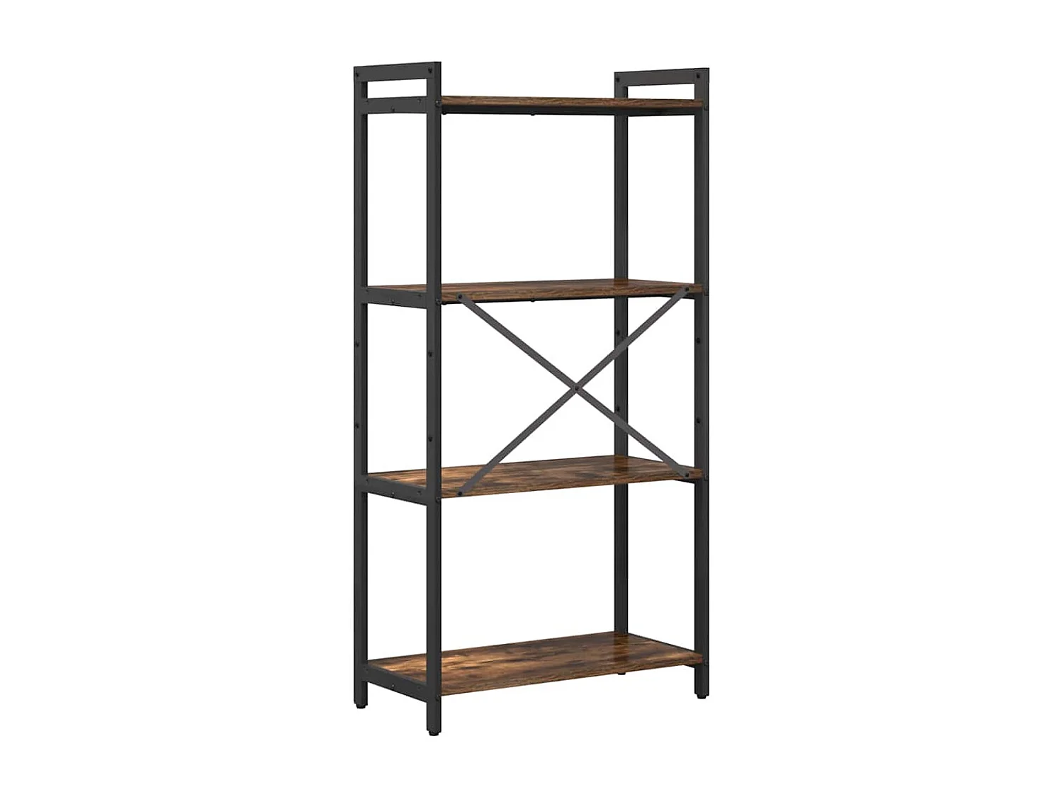 Bibliothèque Chêne fumé 60 x 30 x 118 cm Bois d'ingénierie