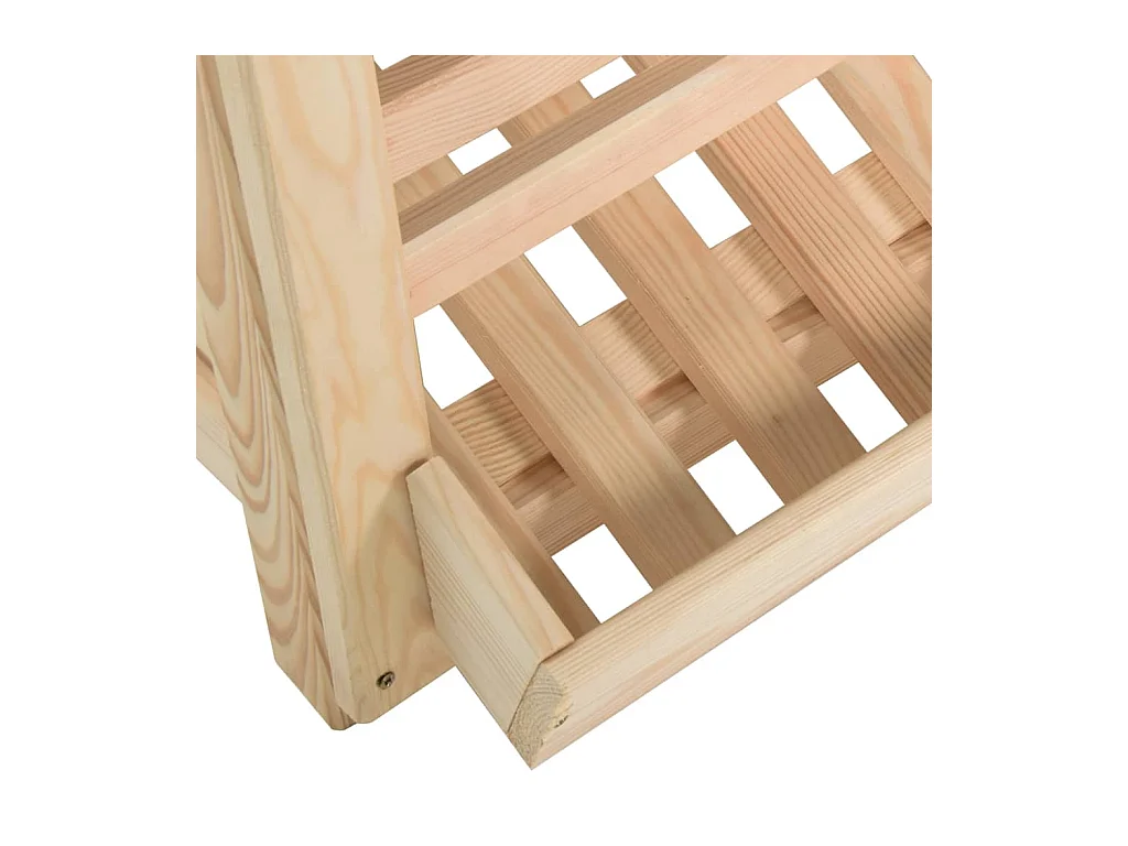 Boîte à pommes de terre 60x40x50 cm Bois de pin solide