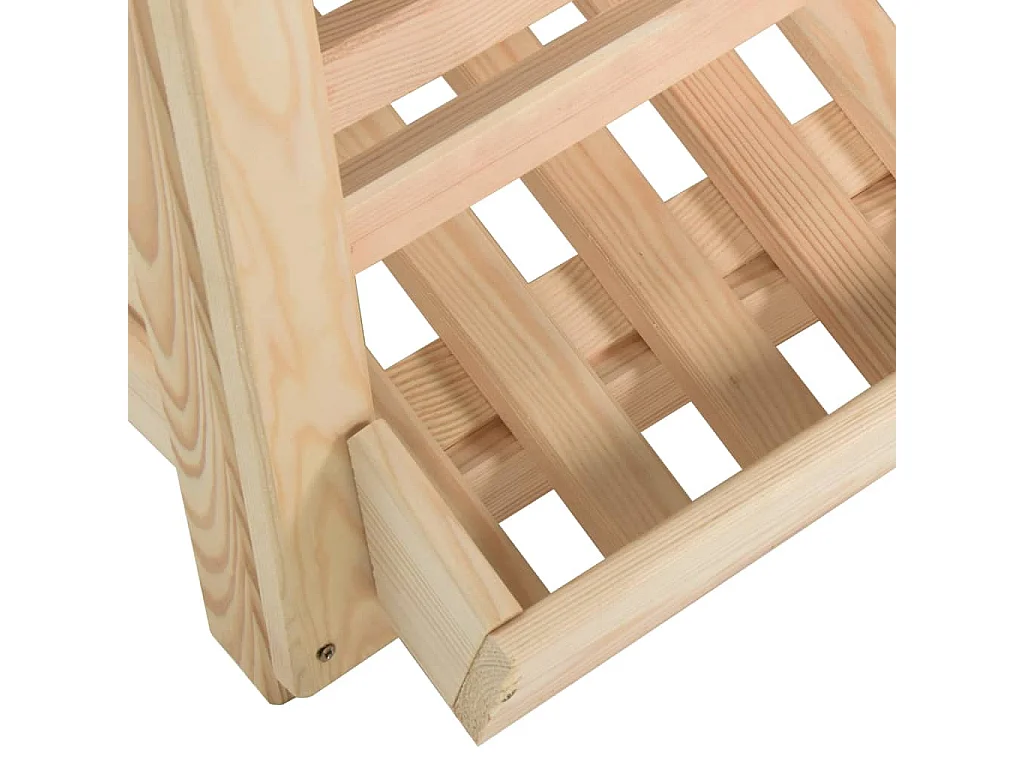 Boîte à pommes de terre 60x40x50 cm Bois de pin solide