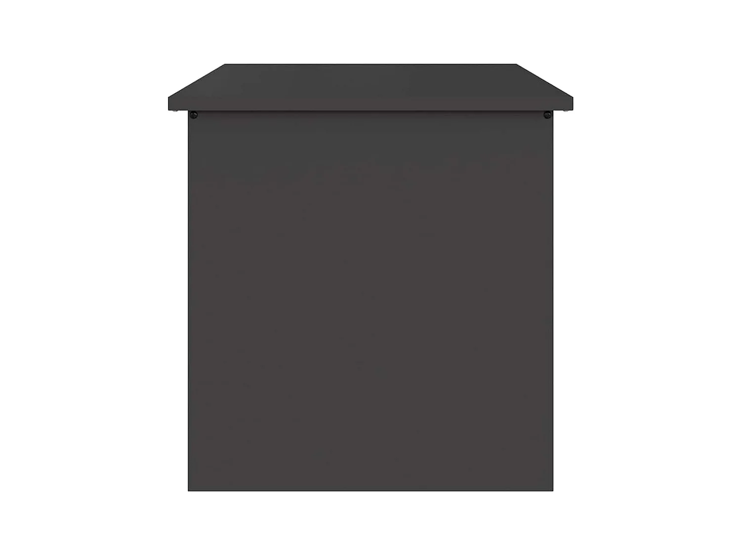 Boîte de Rangement Extérieure Noir 55 x 50.5 x 50 cm