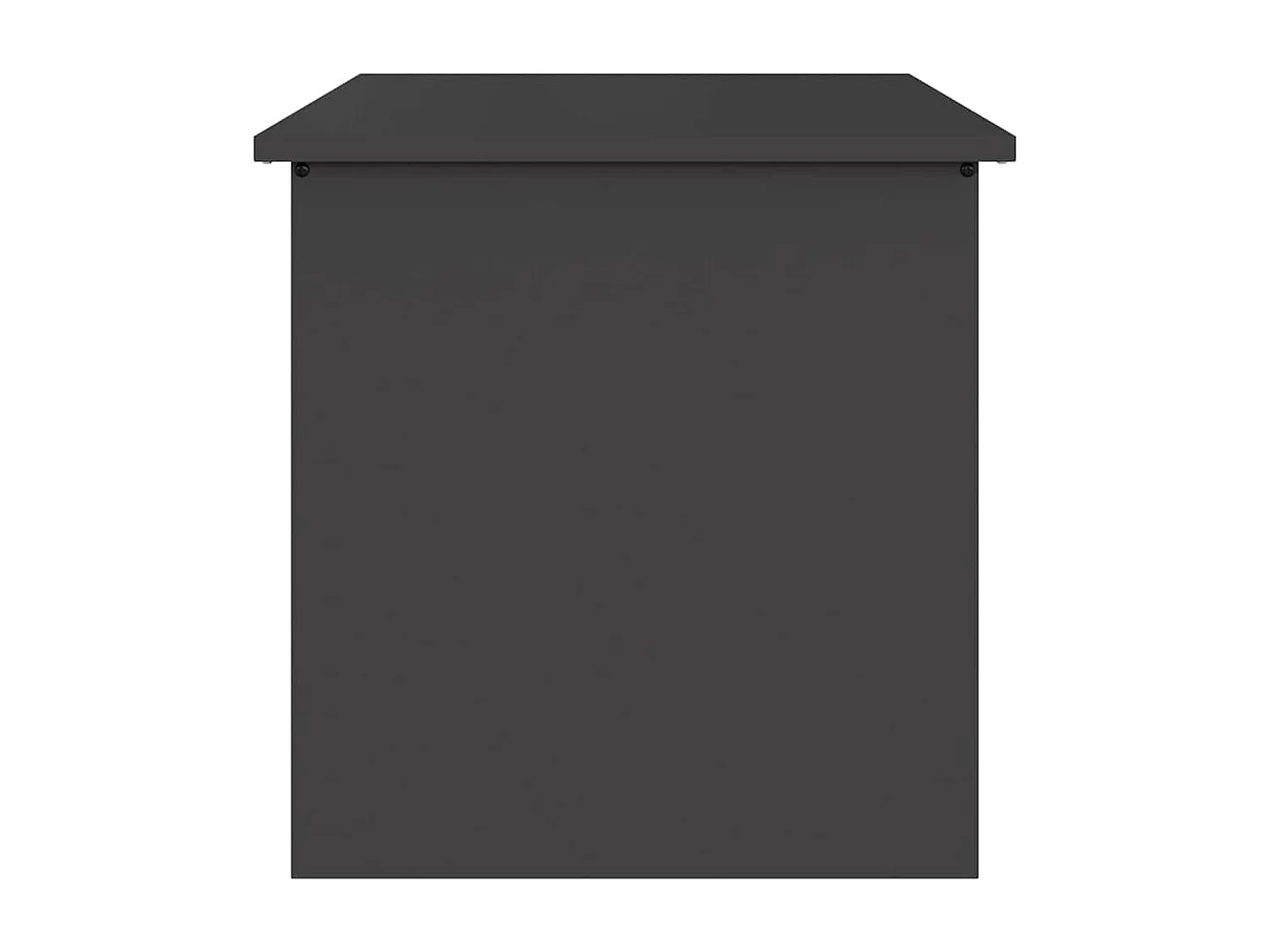 Boîte de Rangement Extérieure Noir 55 x 50.5 x 50 cm