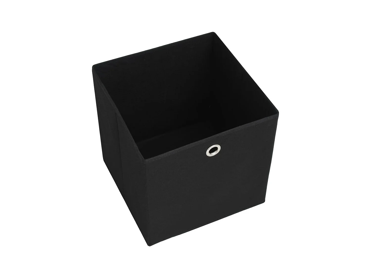 Boîtes de rangement 10 pcs Tissu intissé 28x28x28 cm Noir