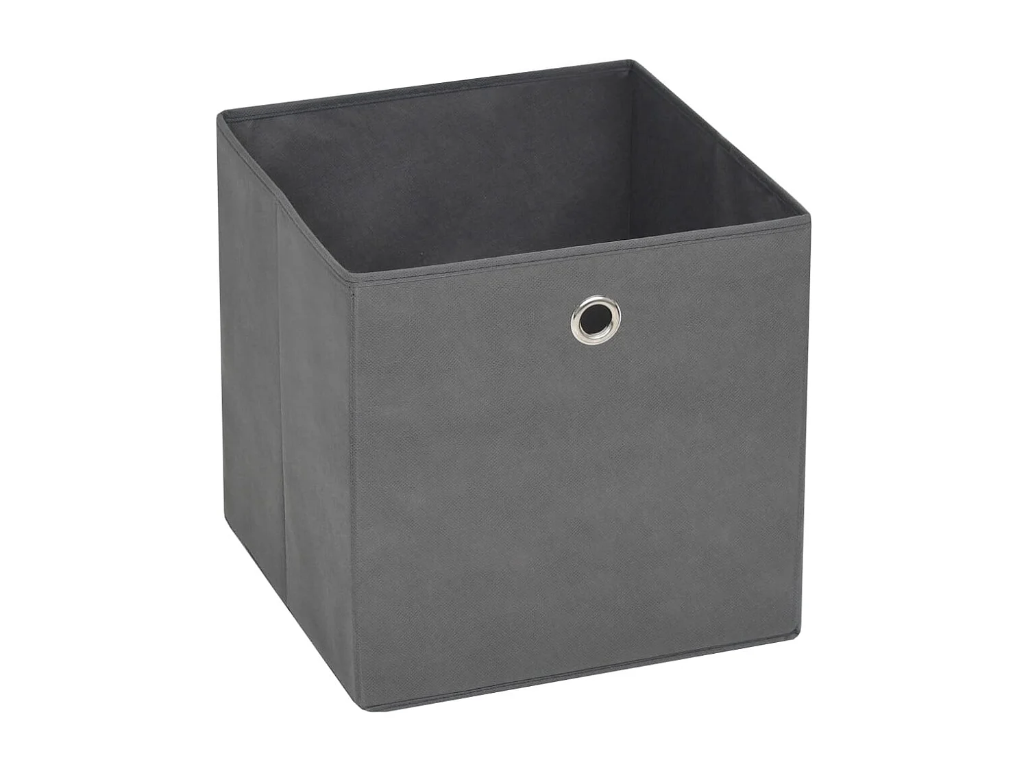 Boîtes de rangement 10 pcs Tissu intissé 28x28x28 cm Gris