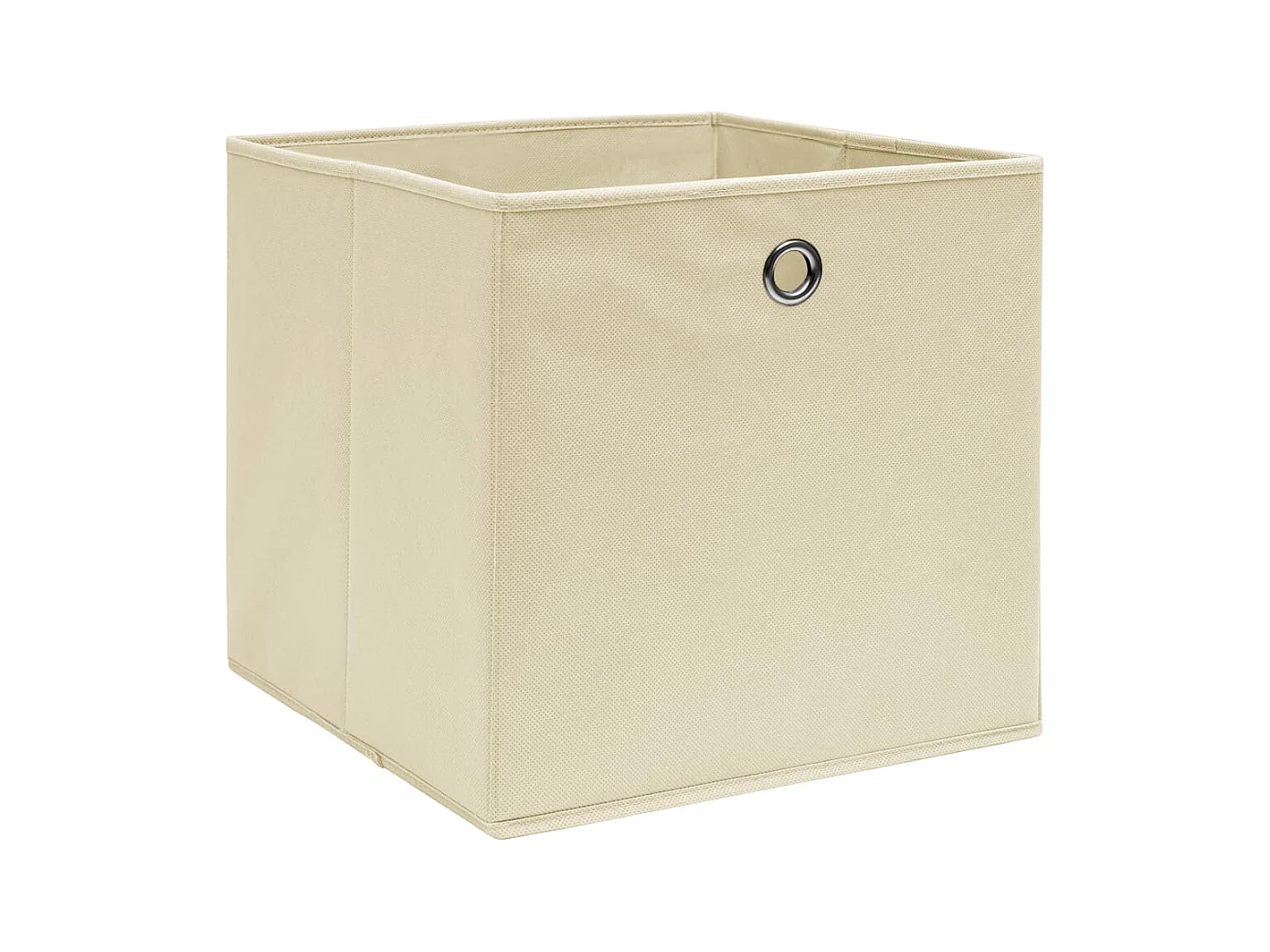 Opbergdozen 4 stuks Crème 32x32x32 cm Stof