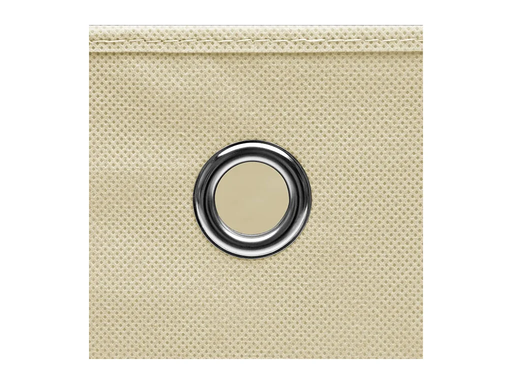 Opbergdozen 4 stuks Crème 32x32x32 cm Stof