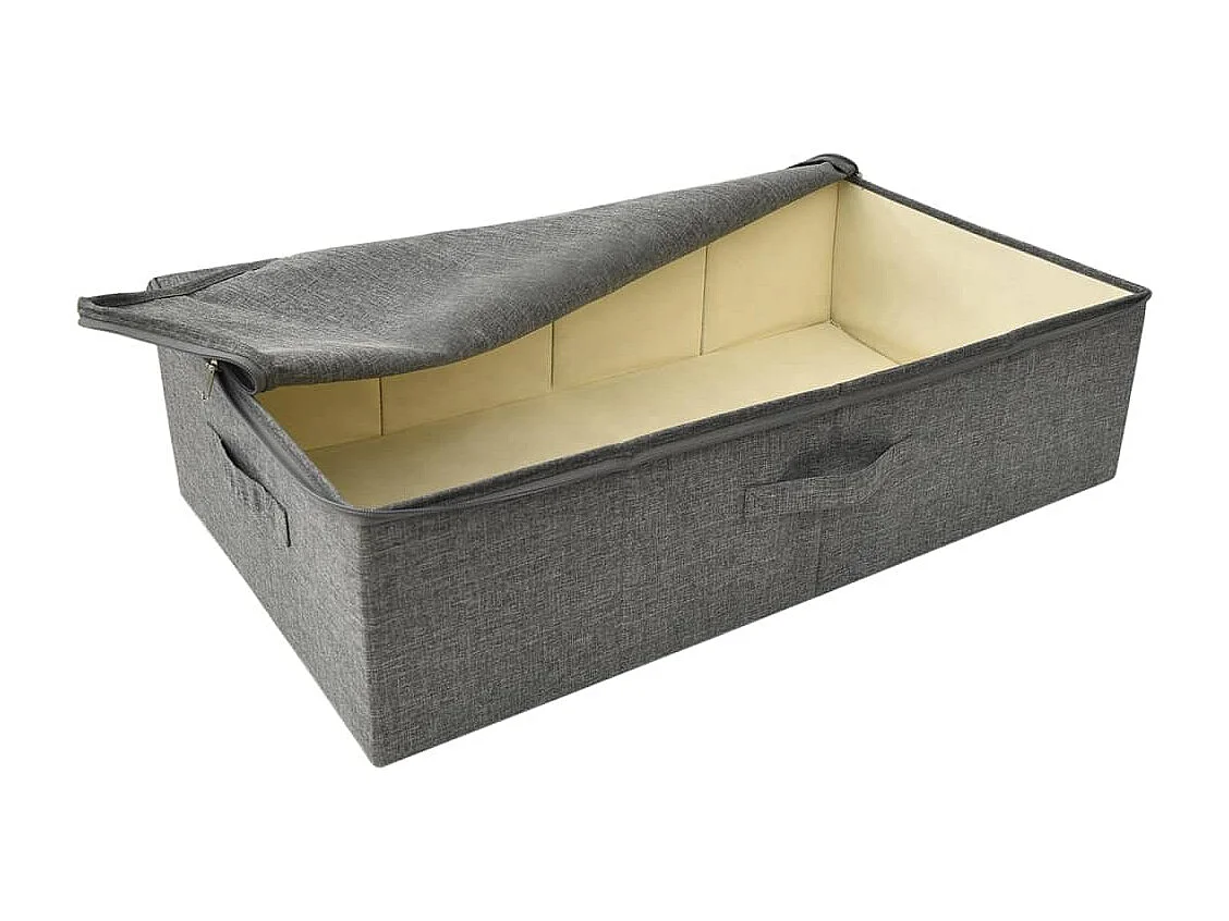 Boîtes de rangement 2 pcs Tissu 70x40x18 cm Anthracite