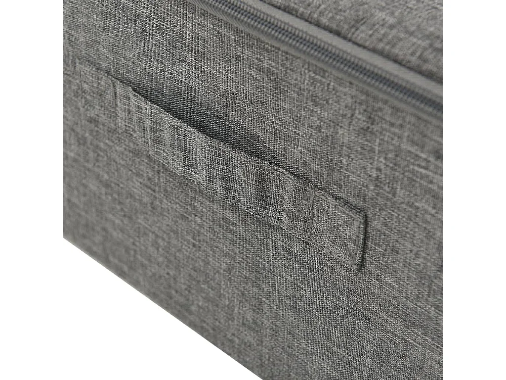 Boîtes de rangement 2 pcs Tissu 70x40x18 cm Anthracite