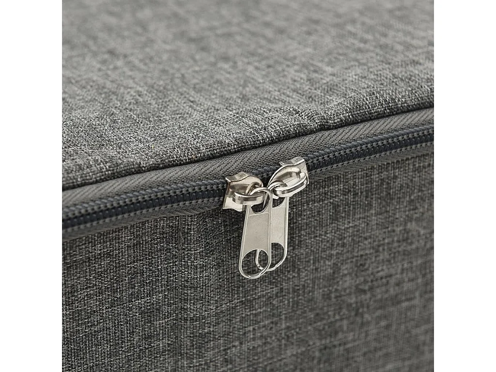 Boîtes de rangement 2 pcs Tissu 70x40x18 cm Anthracite