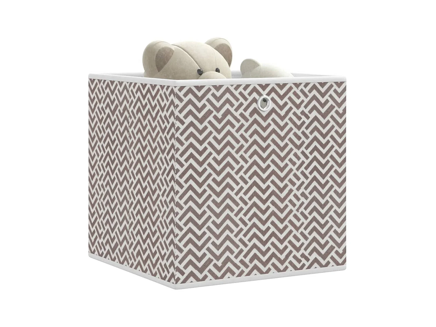 Boîtes de rangement pliables 4 pcs 32x32x32 cm tissu intissé