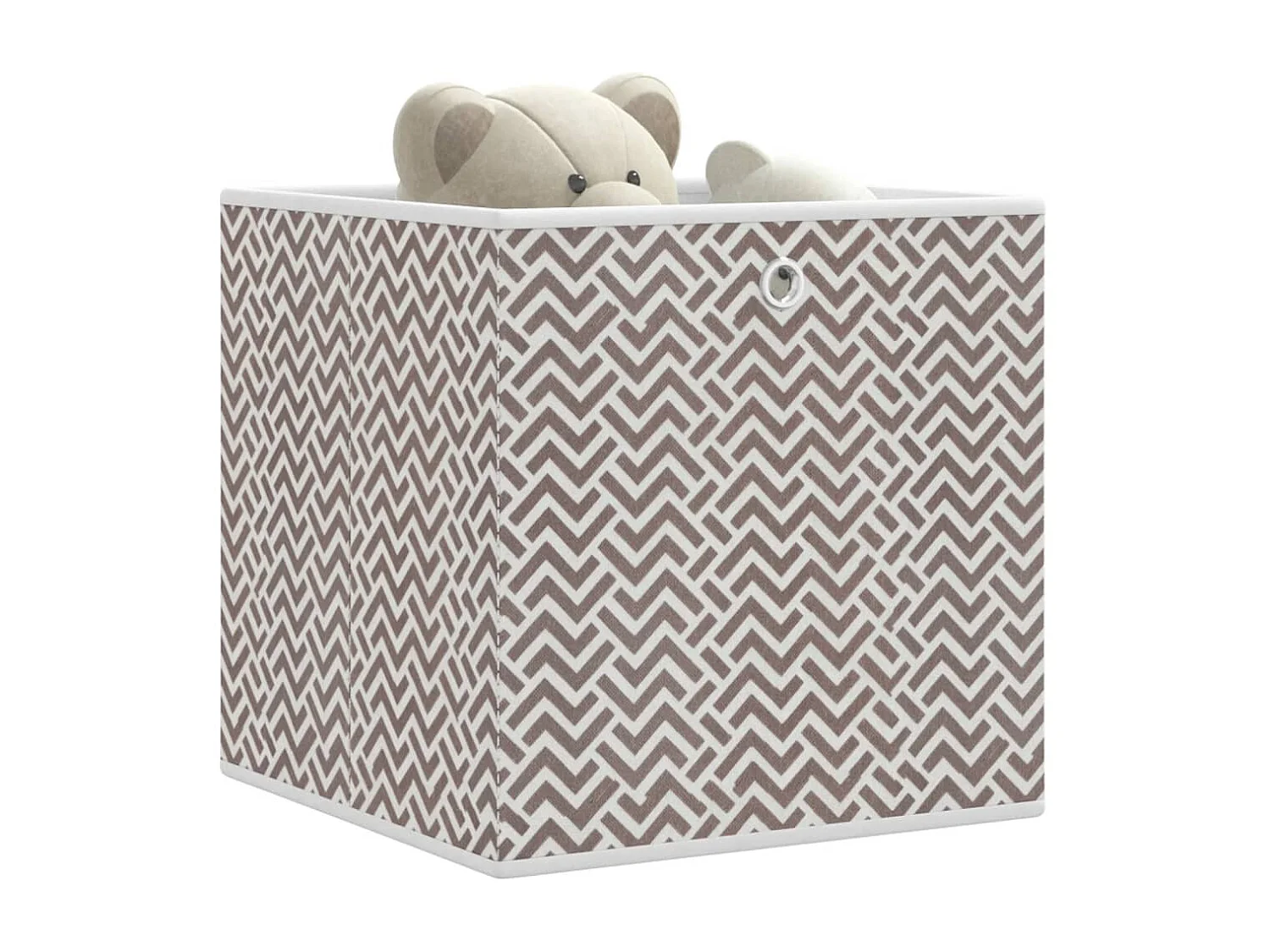 Boîtes de rangement pliables 4 pcs 32x32x32 cm tissu intissé