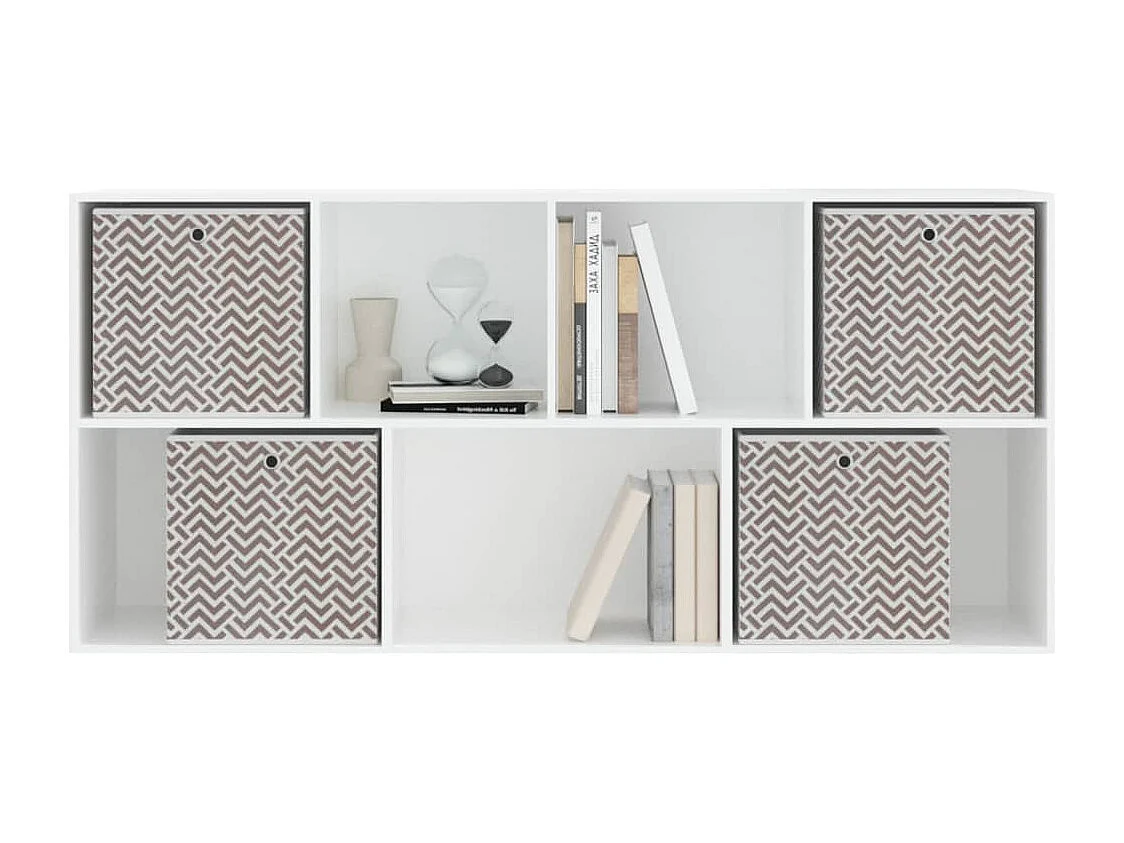 Boîtes de rangement pliables 4 pcs 32x32x32 cm tissu intissé