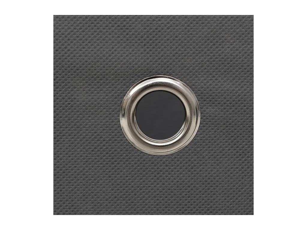 Boîte de rangement 10 pcs Tissu non-tissé 32x32x32 cm Gris