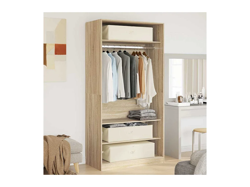 Stoffen opbergdoos 70x40x18 cm Crème