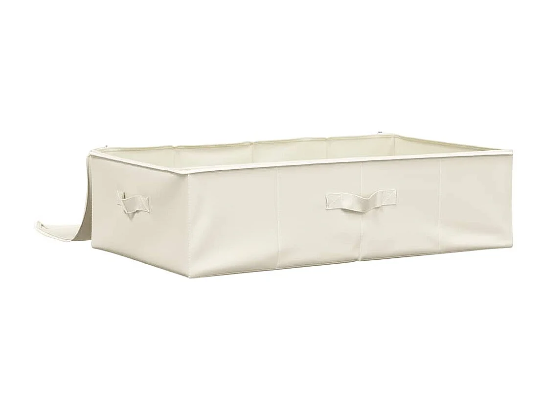 Stoffen opbergdoos 70x40x18 cm Crème