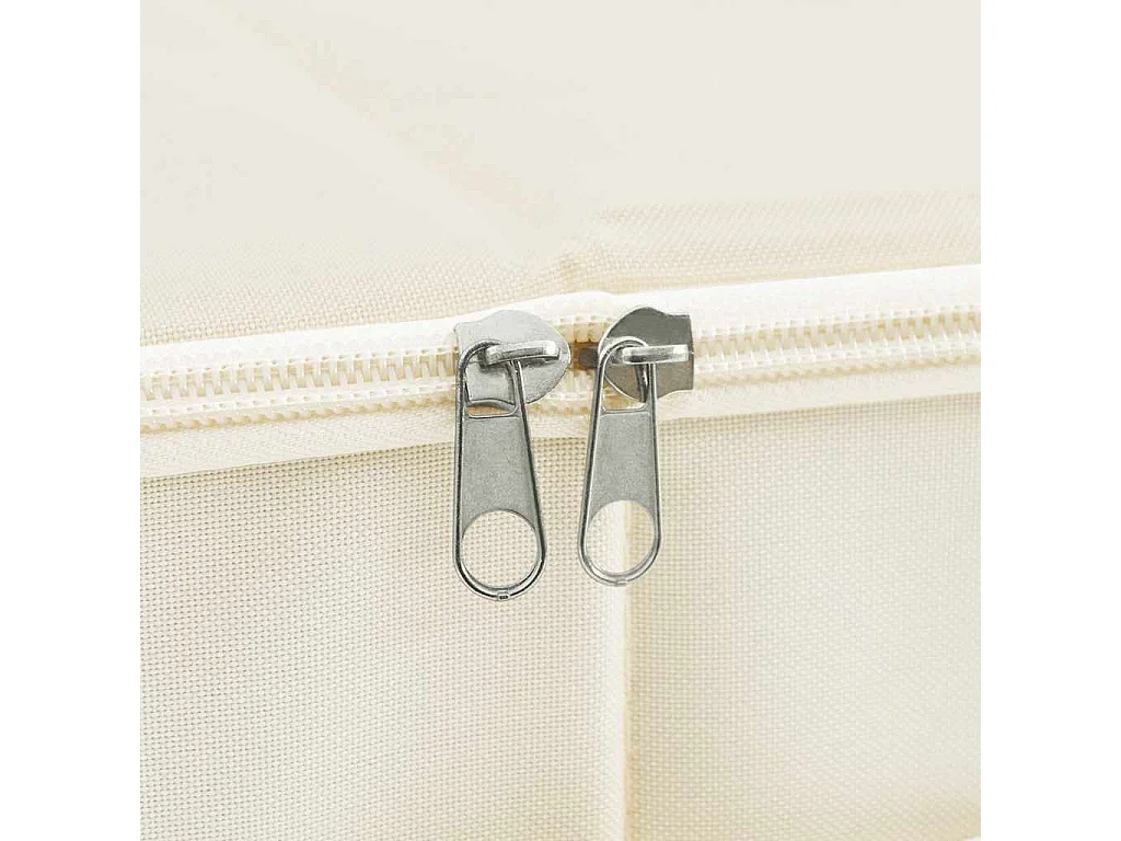 Stoffen opbergdoos 70x40x18 cm Crème