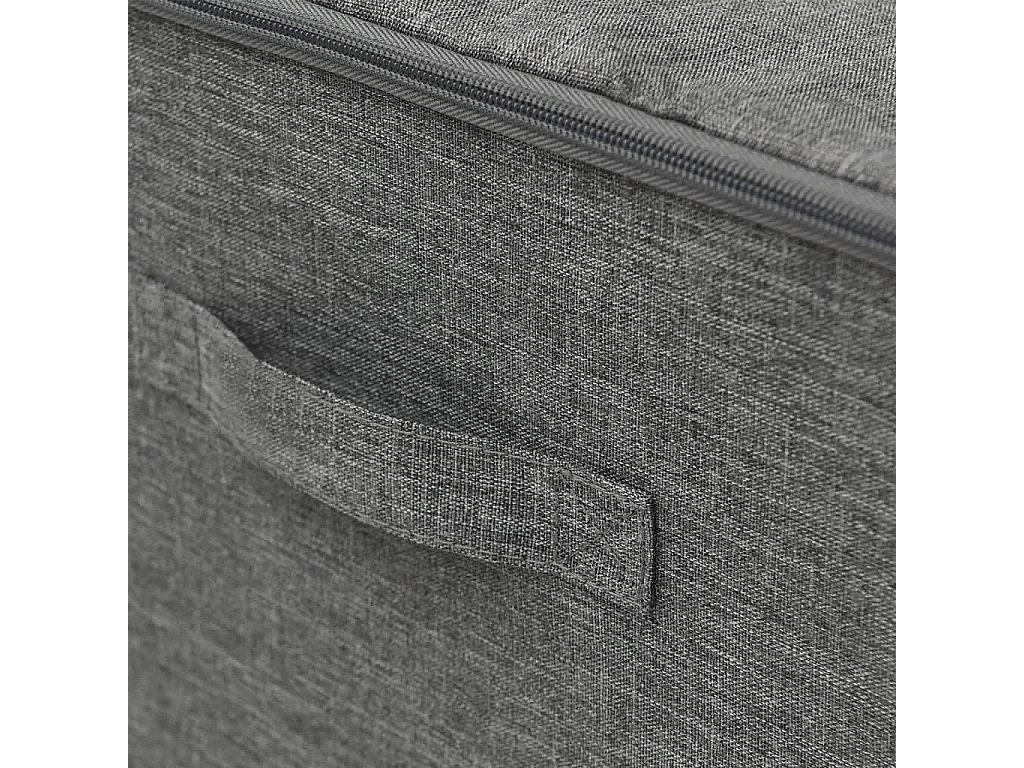 Boîtes de rangement 2 pcs Tissu 43x34x23 cm Anthracite