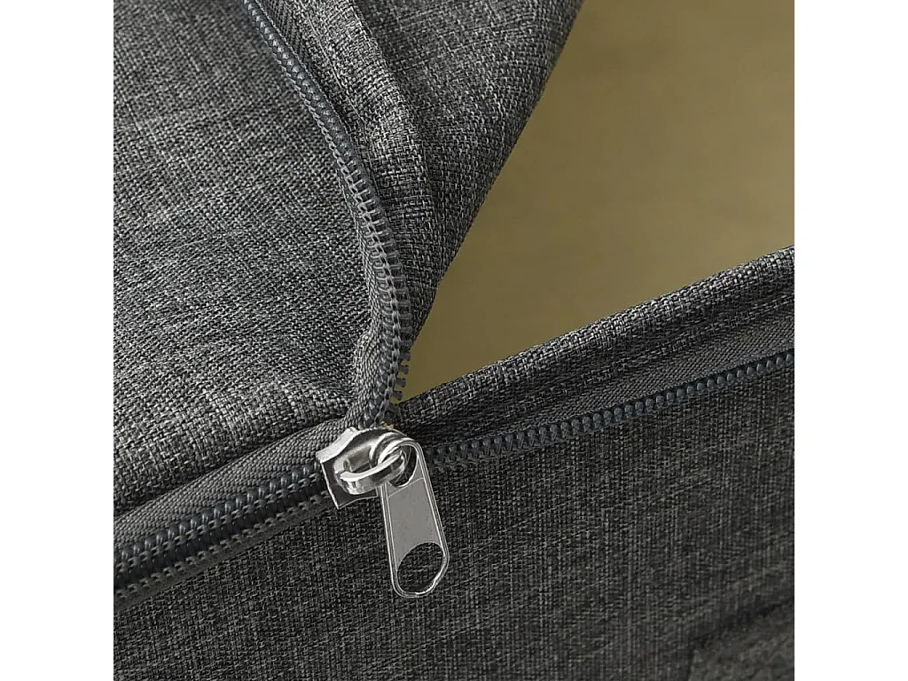 Opbergdozen 2 stuks Stof 43x34x23 cm Antraciet