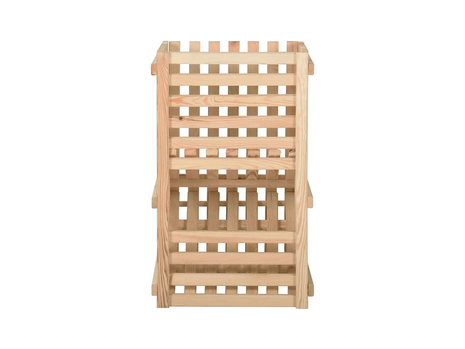 Boîte à pommes de terre 50x50x50 cm Bois de pin solide